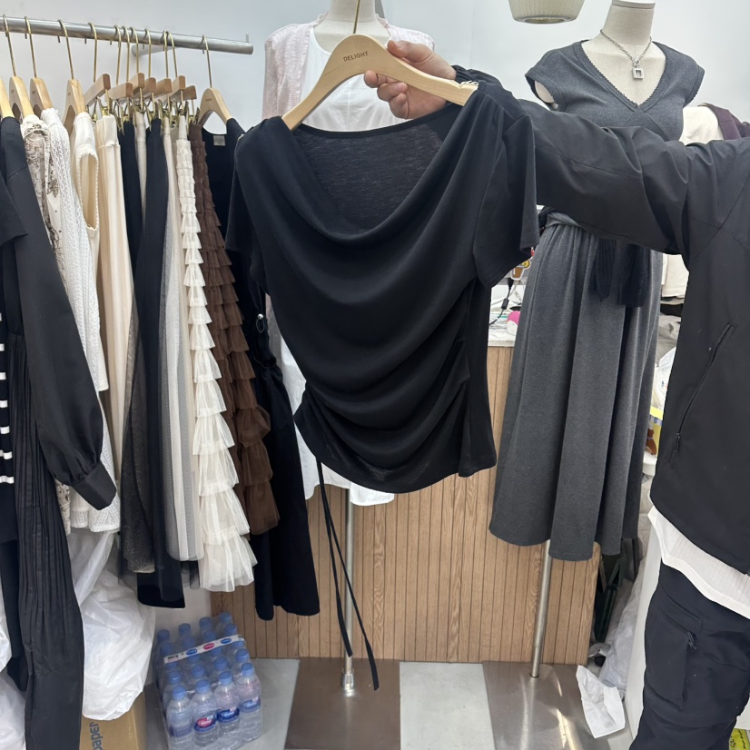 DELIGHT-Q韓國東大門代購女士新品休閑人氣職業26夏季T恤DELIGHT-QT恤圖色2