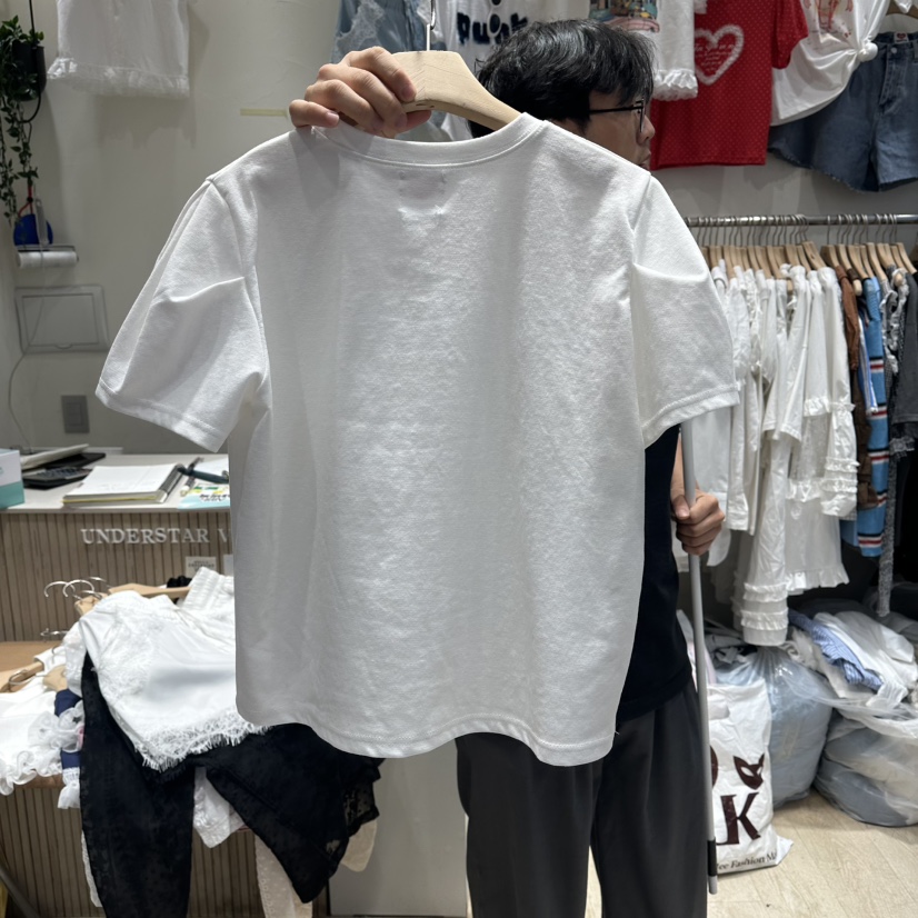 UNDERSTAR_VINTAGE韓國直郵女士新款26春夏熱賣時尚休閑T恤UNDERSTAR_VINTAGET恤