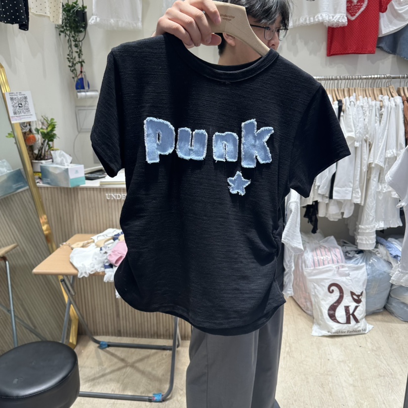 UNDERSTAR_VINTAGE韓國直郵女士新款職業26春夏推薦休閑T恤UNDERSTAR_VINTAGET恤圖色2