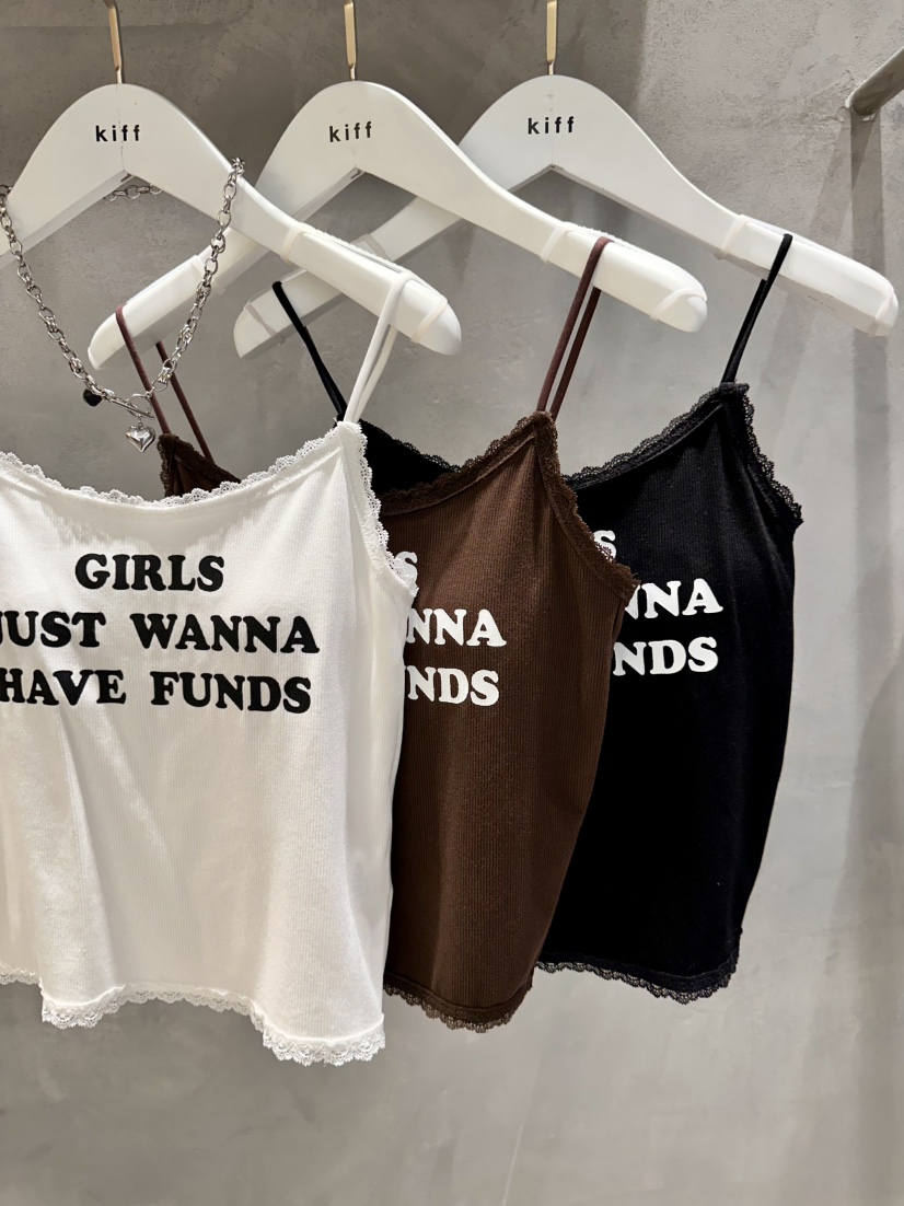 KIFF韓國代購女士新品時尚熱賣26春夏人氣休閑職業吊帶背心KIFF吊帶/背心