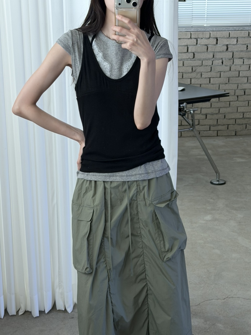 FOSET東大門代購女士新款真品職業休閑26春夏時尚吊帶背心FOSET吊帶/背心