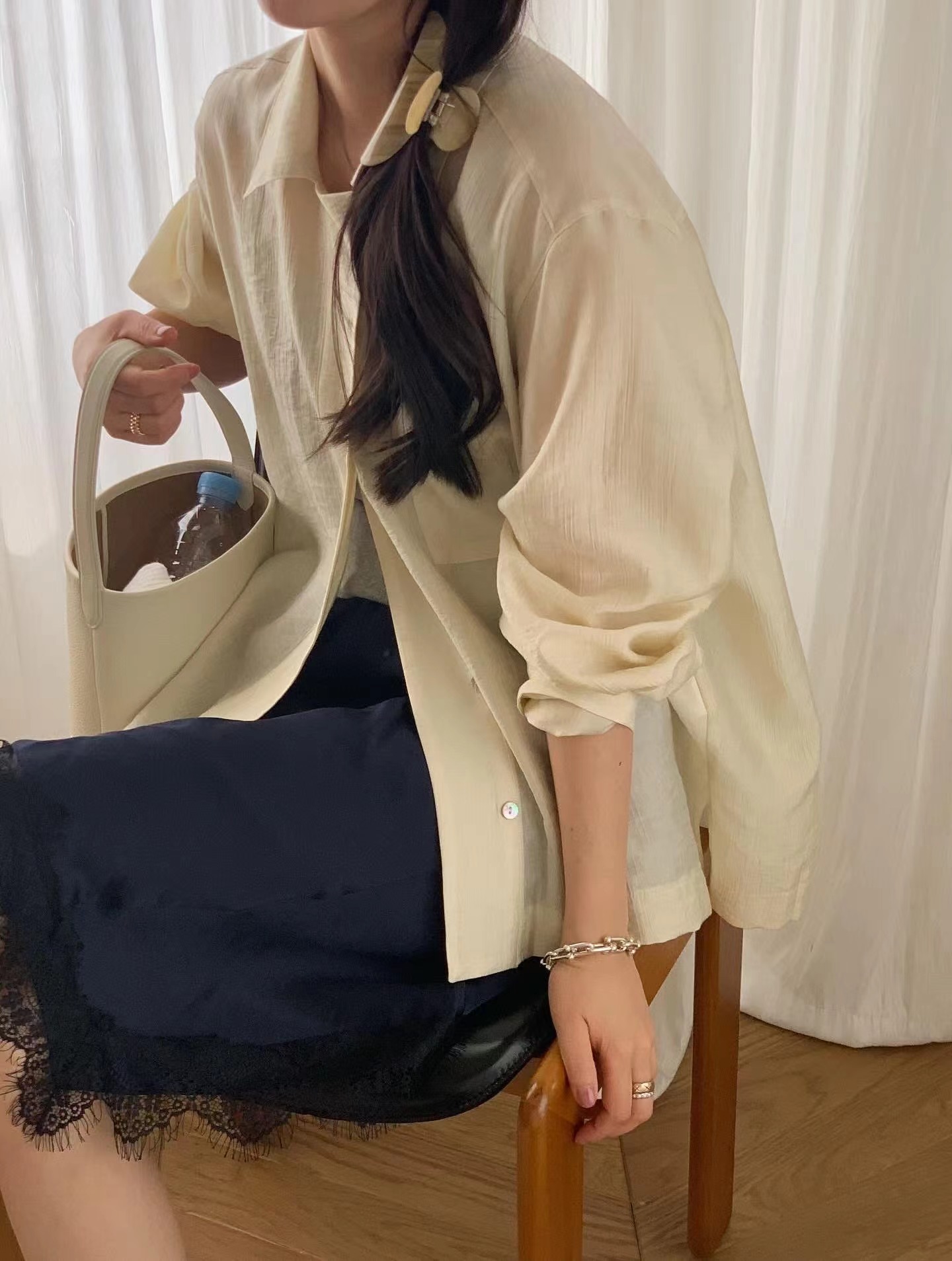 LONDON LACE-런던레이스-T東大門直郵女裝新品人氣襯衫蕾絲衫LONDON LACE襯衫/蕾絲衫