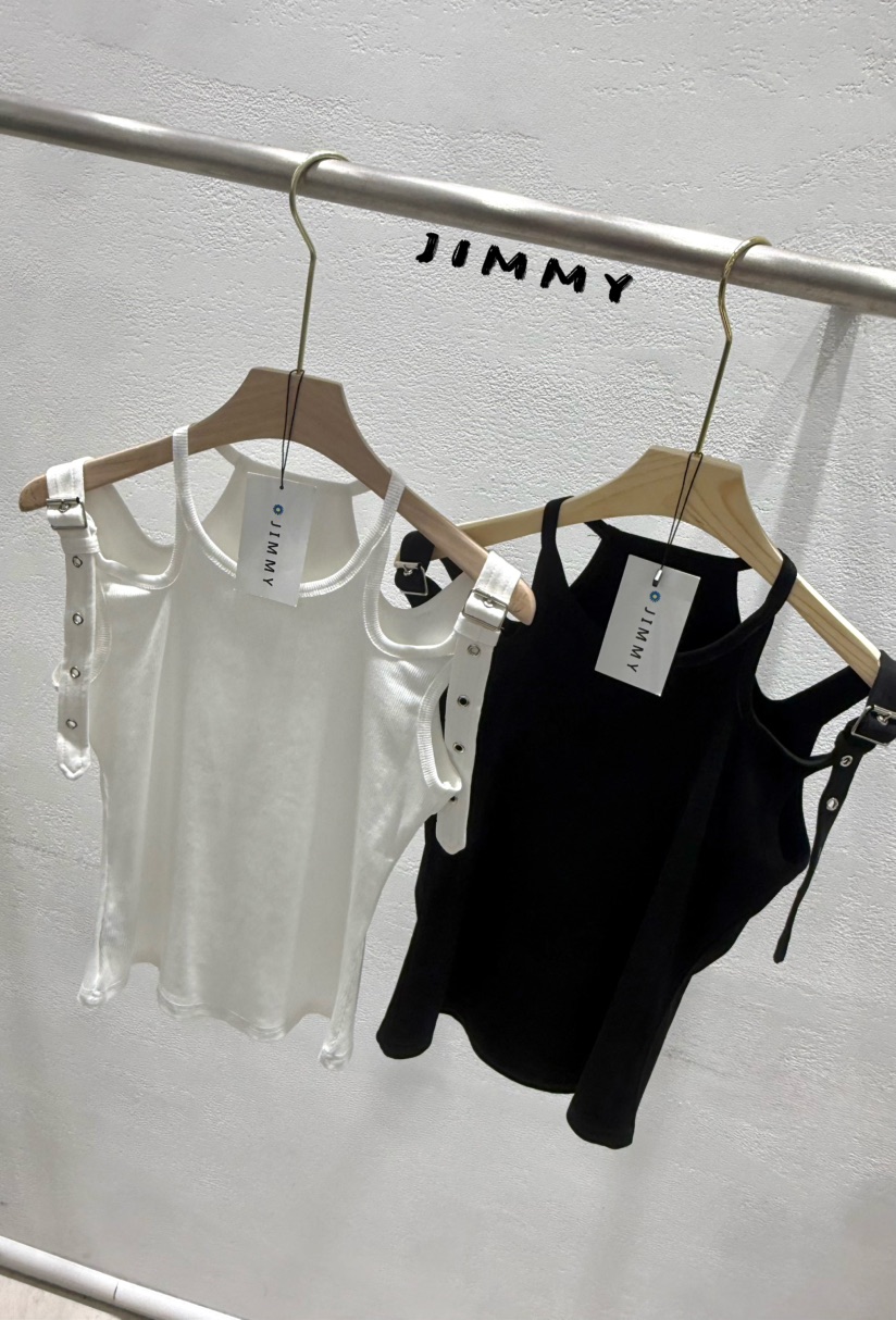 JIMMY東大門直郵女裝新品真品休閑時尚26春夏推薦吊帶背心JIMMY/REMAKE吊帶/背心