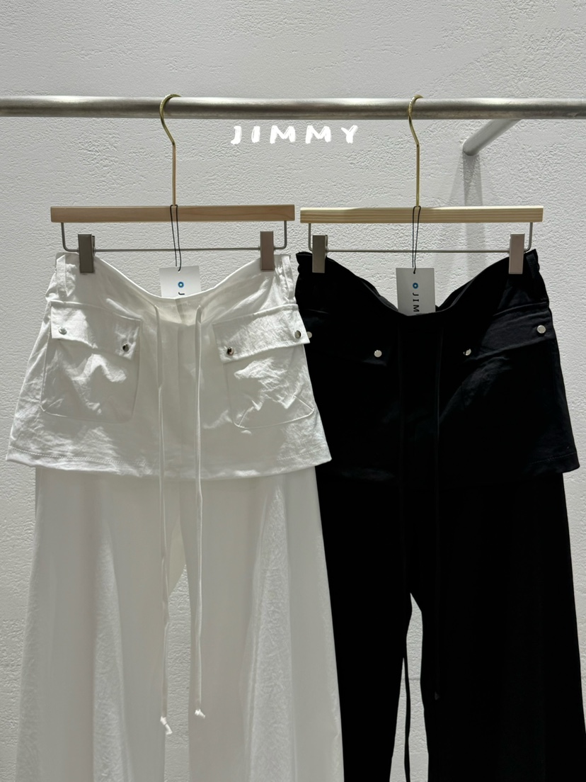 JIMMY韓國直郵女裝新款真品時尚職業人氣推薦休閑裙褲疊穿JIMMY/REMAKE裙褲