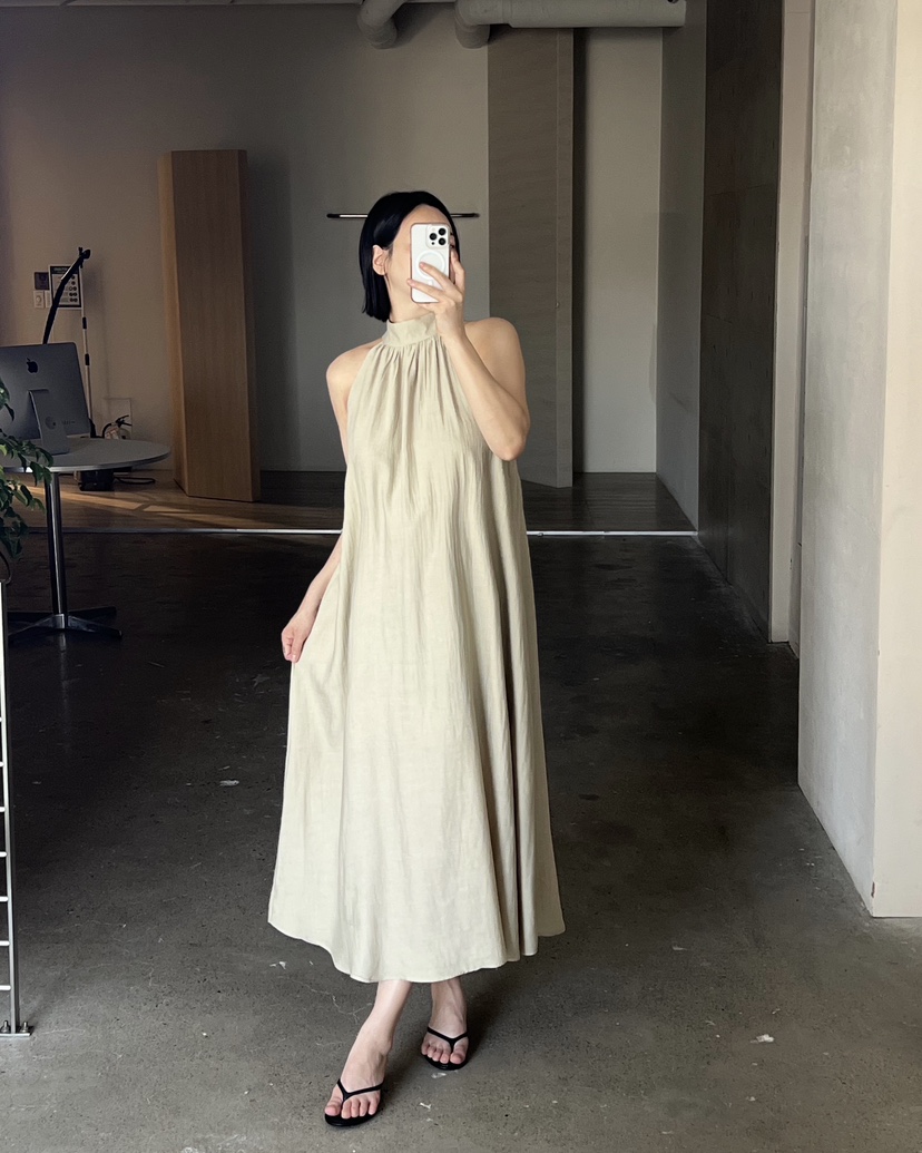 VERNI韓國直郵女士新款職業26夏季人氣熱賣連衣裙天絲真絲VERNI連衣裙