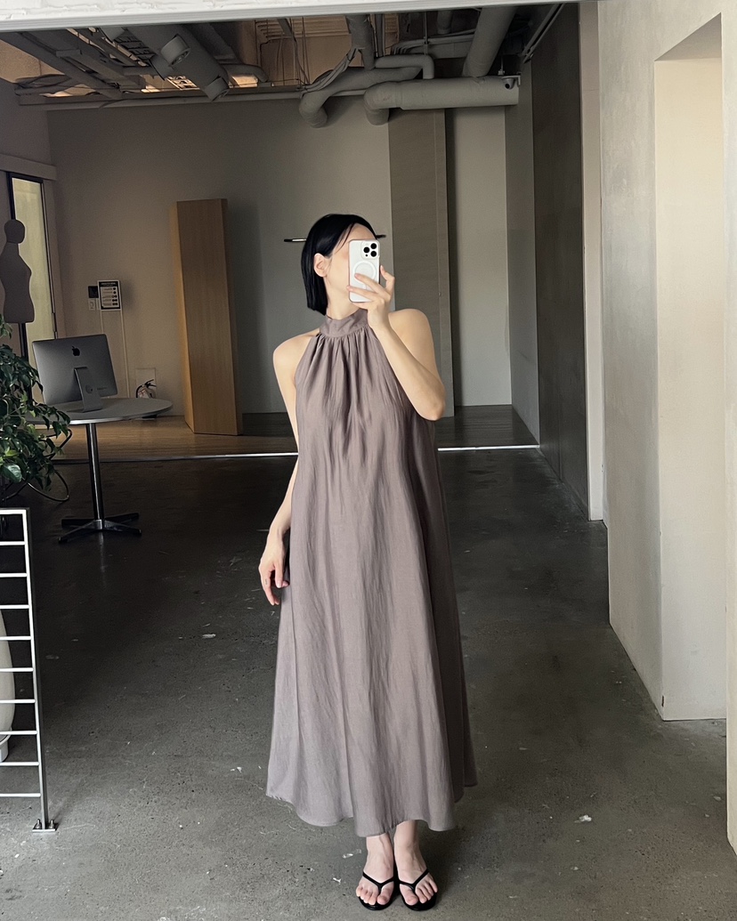 VERNI韓國直郵女士新款職業26夏季人氣熱賣連衣裙天絲真絲VERNI連衣裙