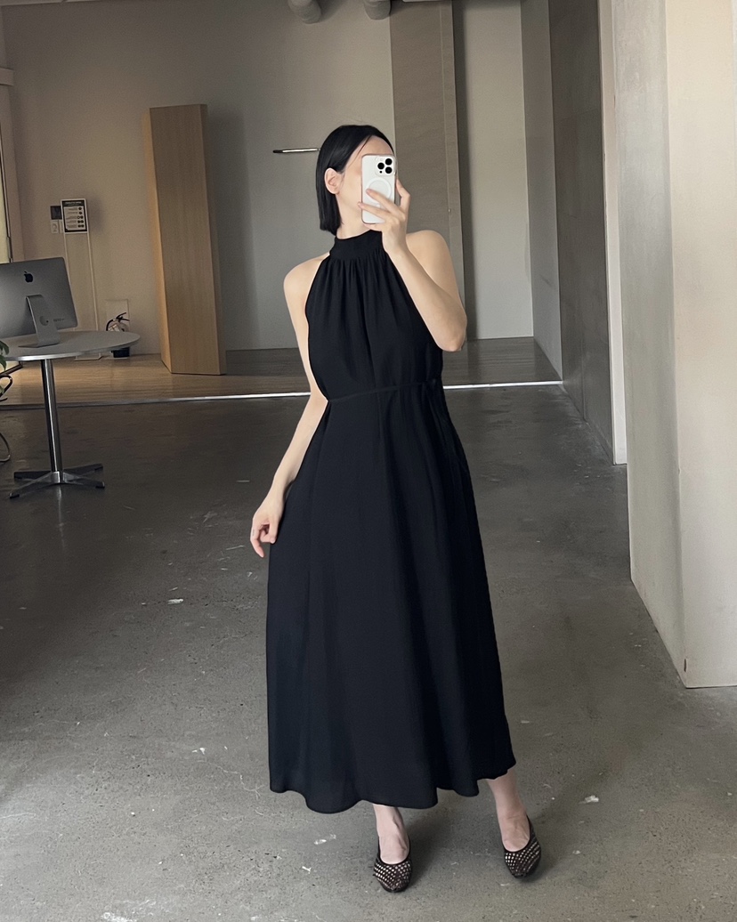 VERNI韓國直郵女士新款職業26夏季人氣熱賣連衣裙天絲真絲VERNI連衣裙
