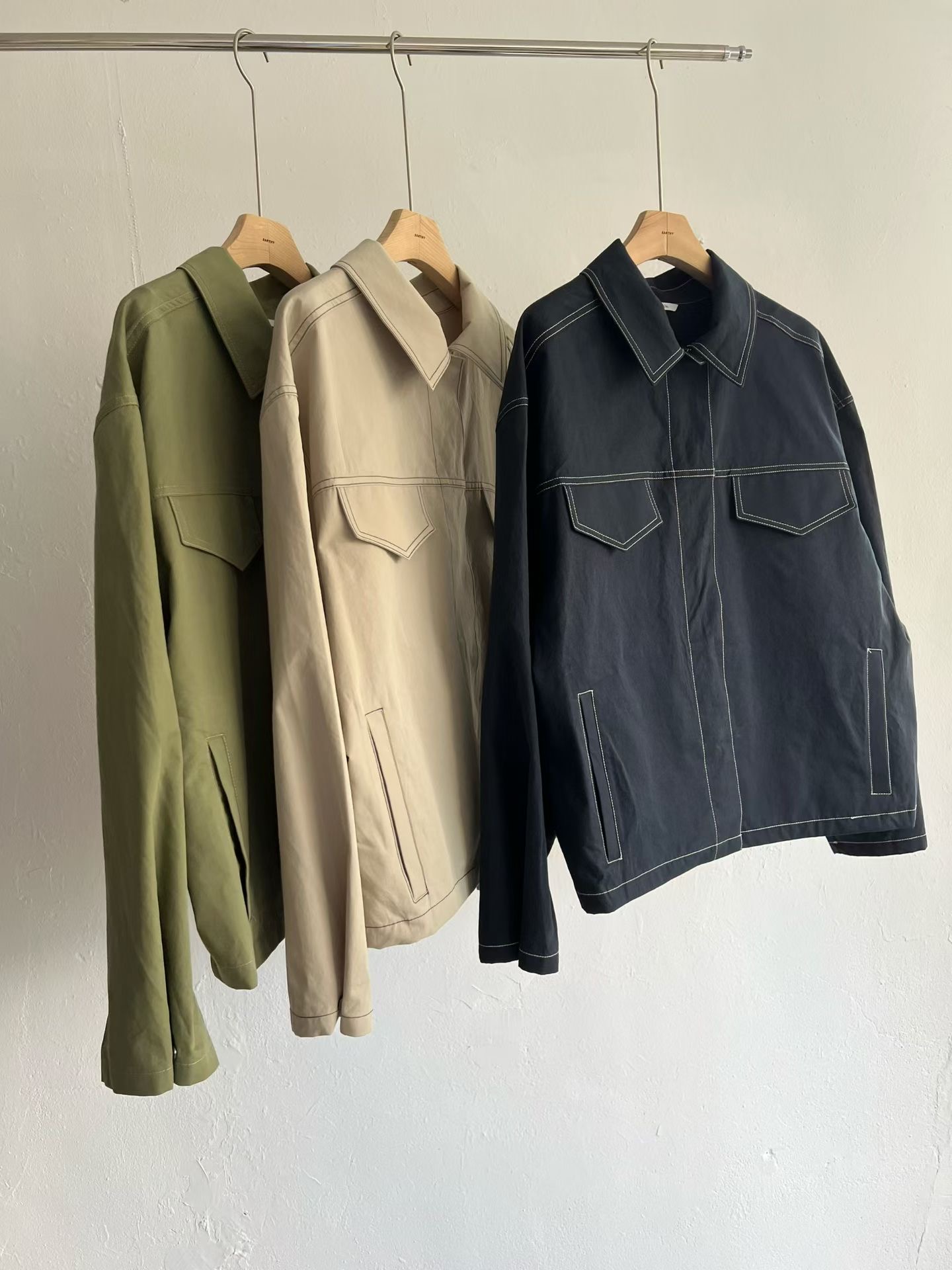 BRICK韓國直郵女士新款熱賣推薦職業26春夏26夏季時尚夾克BRICK夾克圖色2左二色