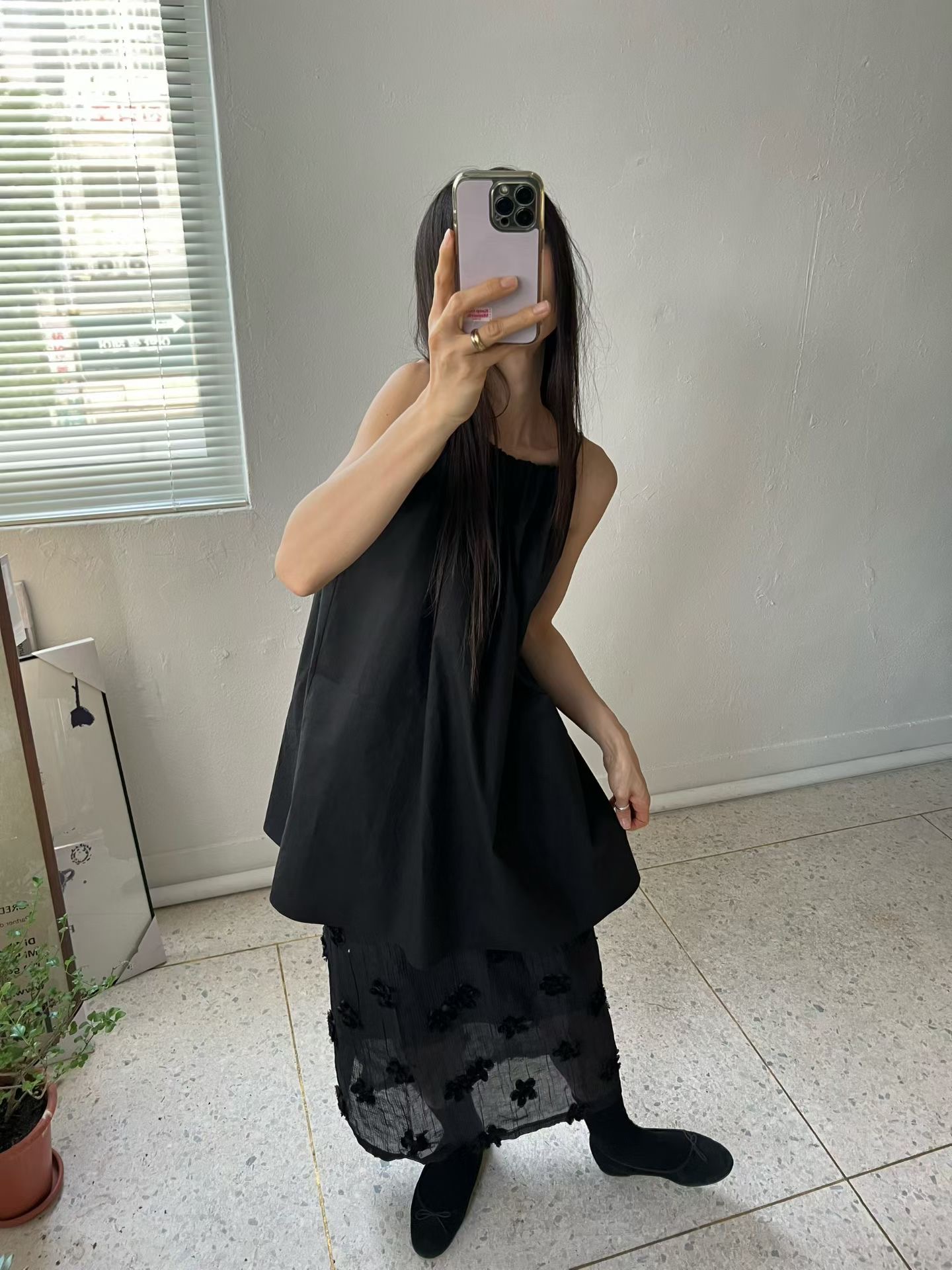 BRICK韓國代購女士新品休閑時尚熱賣推薦26春夏26夏季長裙BRICK長裙