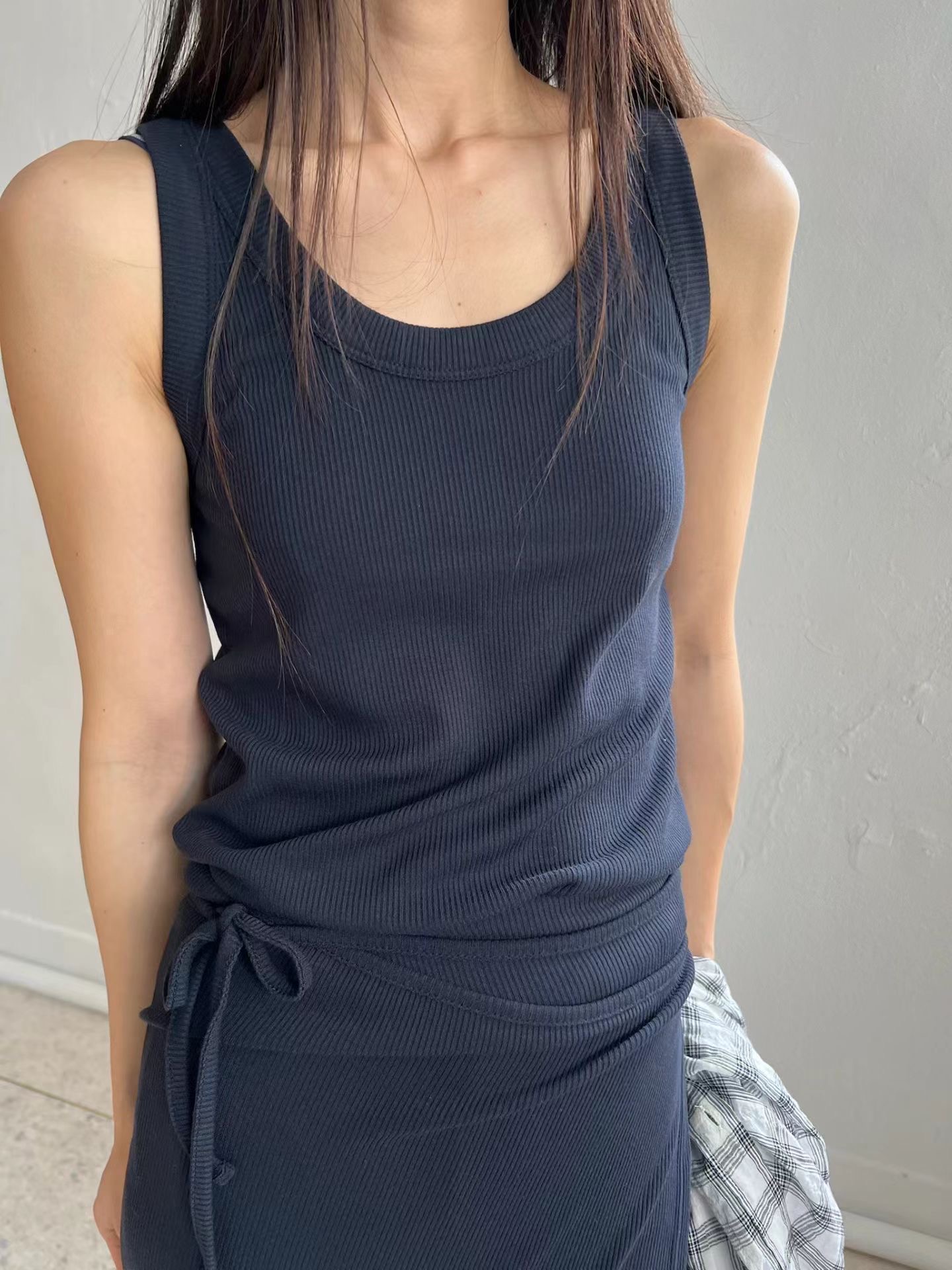 BRICK韓國東大門直郵女裝新款26夏季26春夏推薦休閑吊帶背心BRICK吊帶/背心