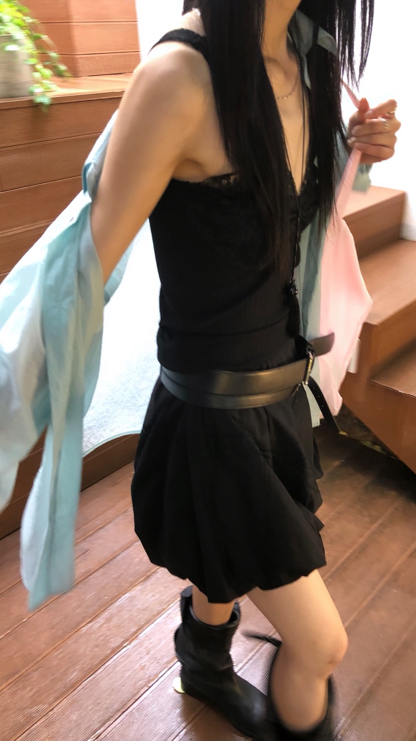 OVER RICH韓國東大門直郵女士新品休閑人氣熱賣26春夏短裙OVER RICH短裙