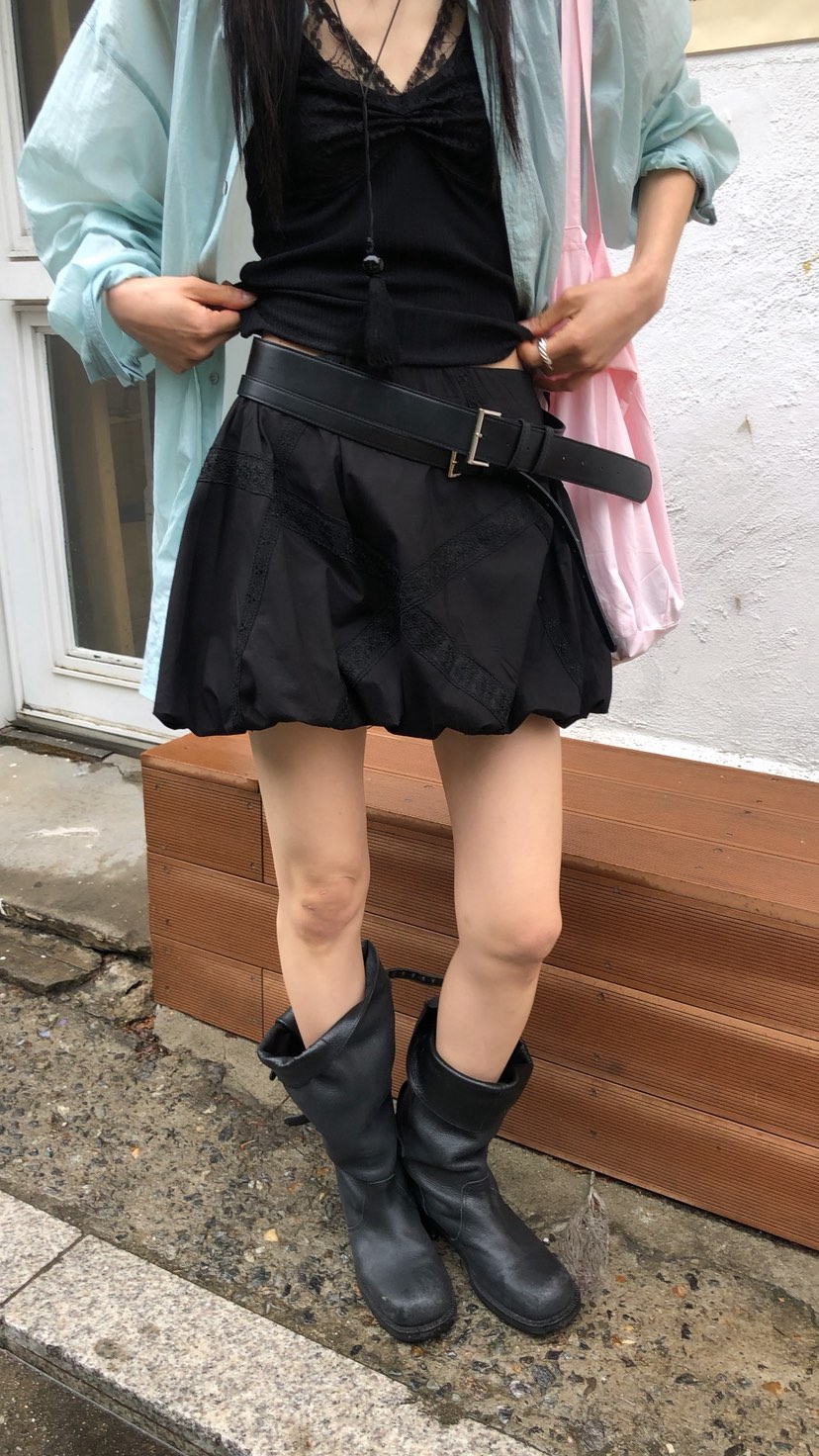OVER RICH韓國東大門直郵女士新品休閑人氣熱賣26春夏短裙OVER RICH短裙