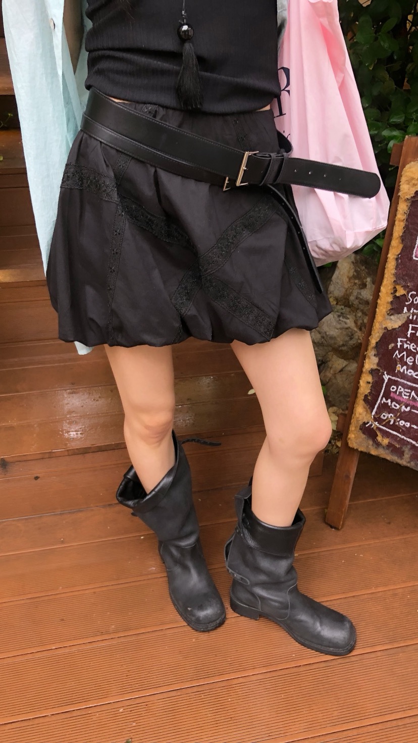 OVER RICH韓國東大門直郵女士新品休閑人氣熱賣26春夏短裙OVER RICH短裙