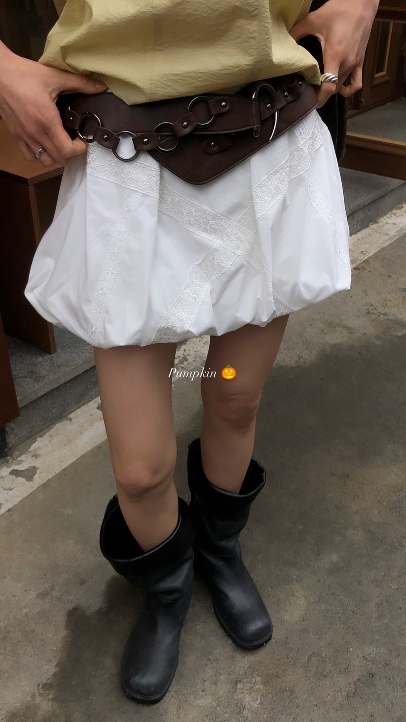 OVER RICH韓國東大門直郵女士新品休閑人氣熱賣26春夏短裙OVER RICH短裙