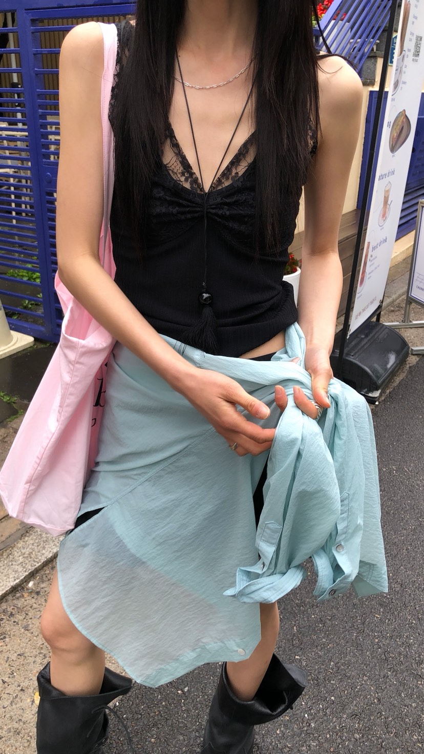 OVER RICH韓國東大門直郵女裝新品職業熱賣26夏季吊帶背心OVER RICH吊帶/背心