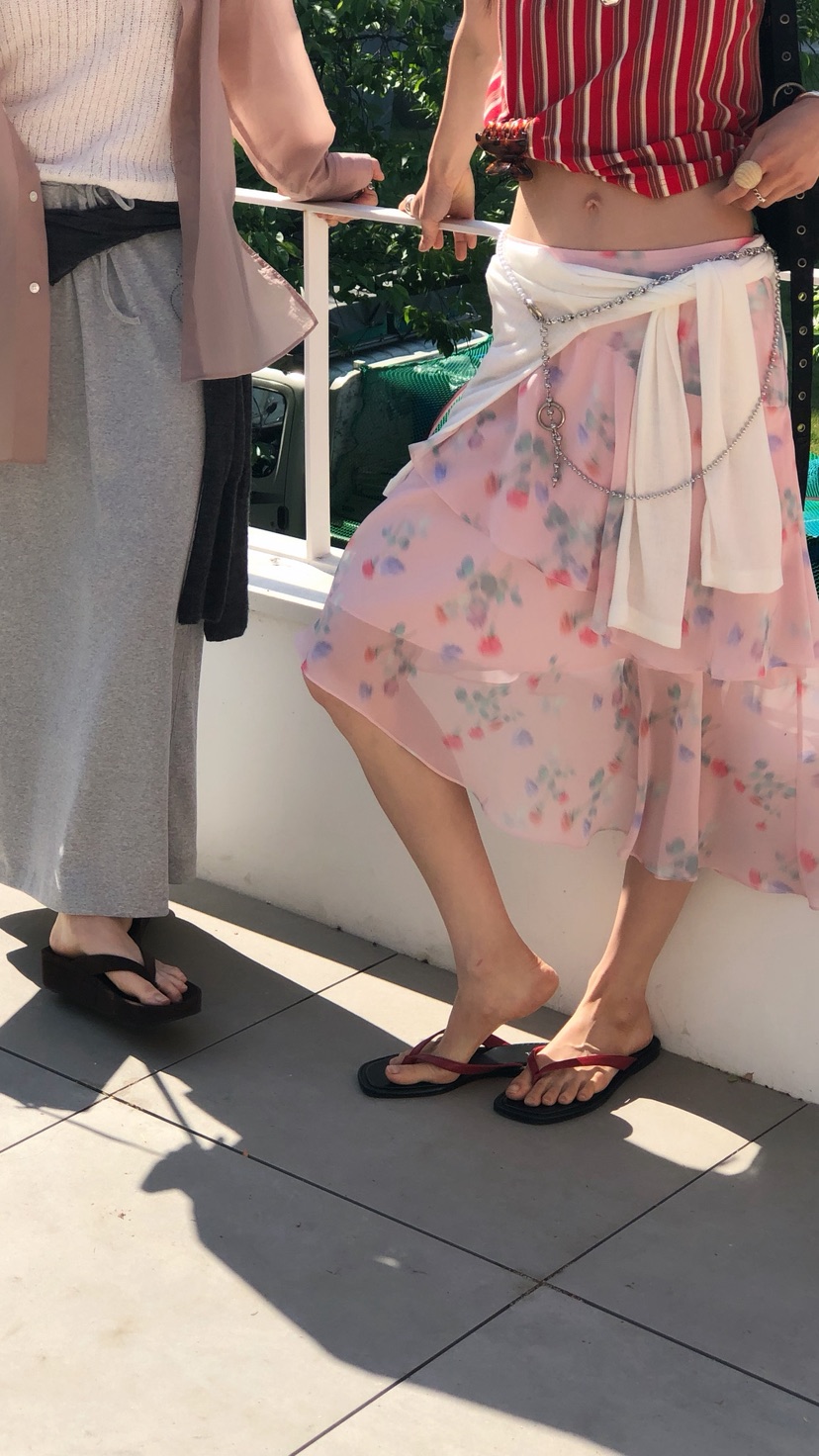 OVER RICH東大門實拍韓國女裝新品26春夏時尚半身裙中短裙OVER RICH半身裙/中短裙