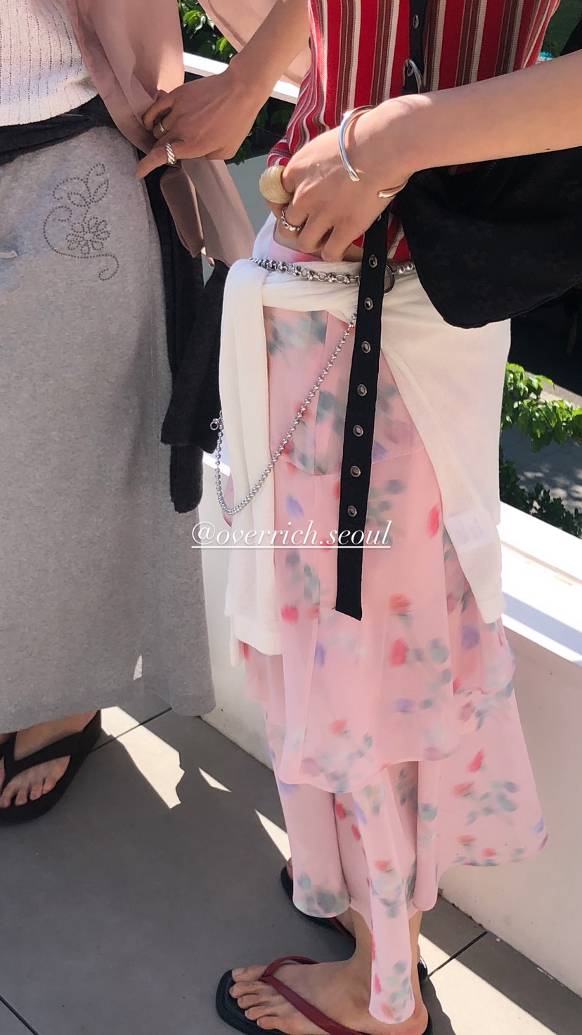 OVER RICH東大門實拍韓國女裝新品26春夏時尚半身裙中短裙OVER RICH半身裙/中短裙