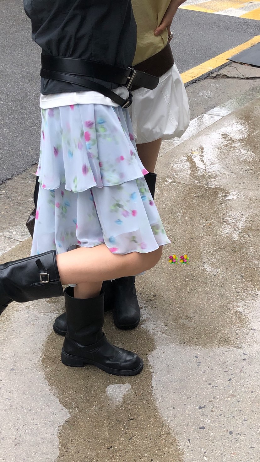 OVER RICH東大門實拍韓國女裝新品26春夏時尚半身裙中短裙OVER RICH半身裙/中短裙