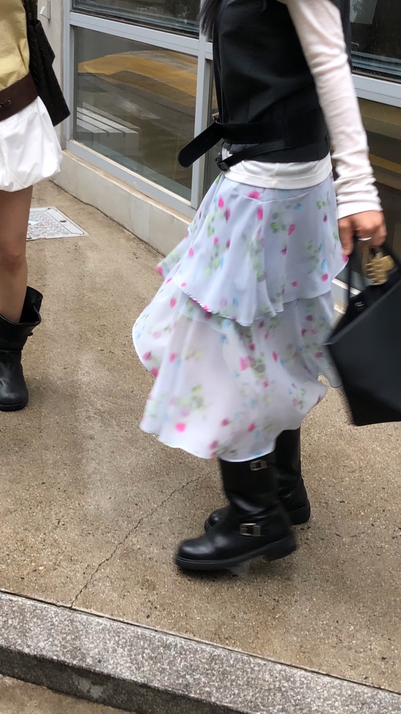 OVER RICH東大門實拍韓國女裝新品26春夏時尚半身裙中短裙OVER RICH半身裙/中短裙