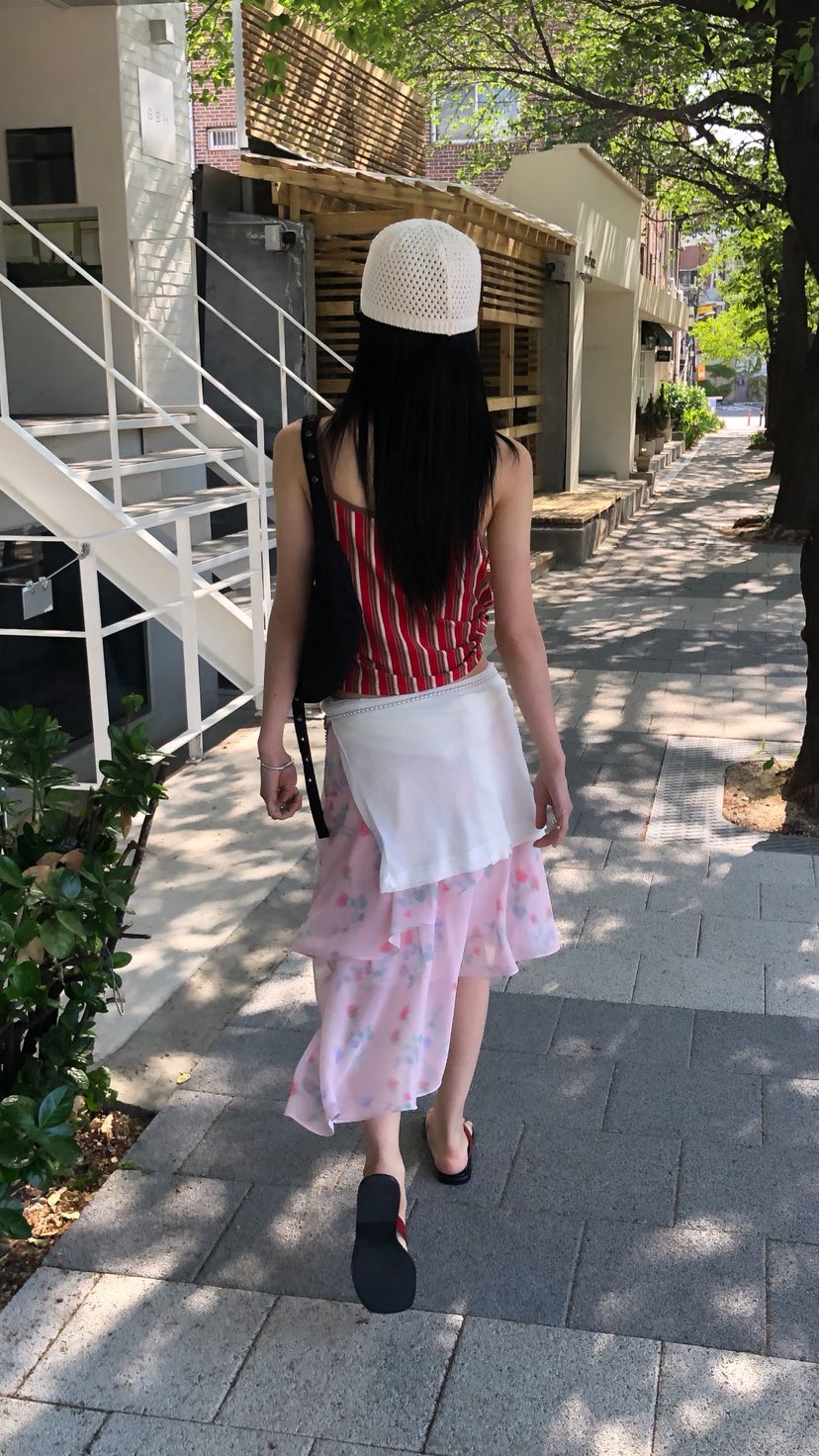 OVER RICH東大門實拍韓國女裝新品26春夏時尚半身裙中短裙OVER RICH半身裙/中短裙