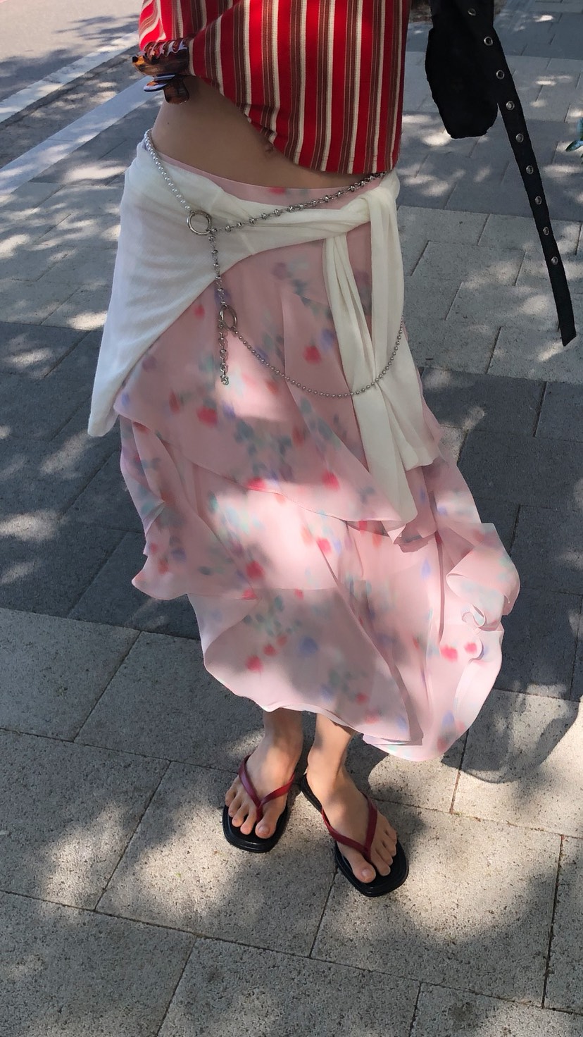 OVER RICH東大門實拍韓國女裝新品26春夏時尚半身裙中短裙OVER RICH半身裙/中短裙