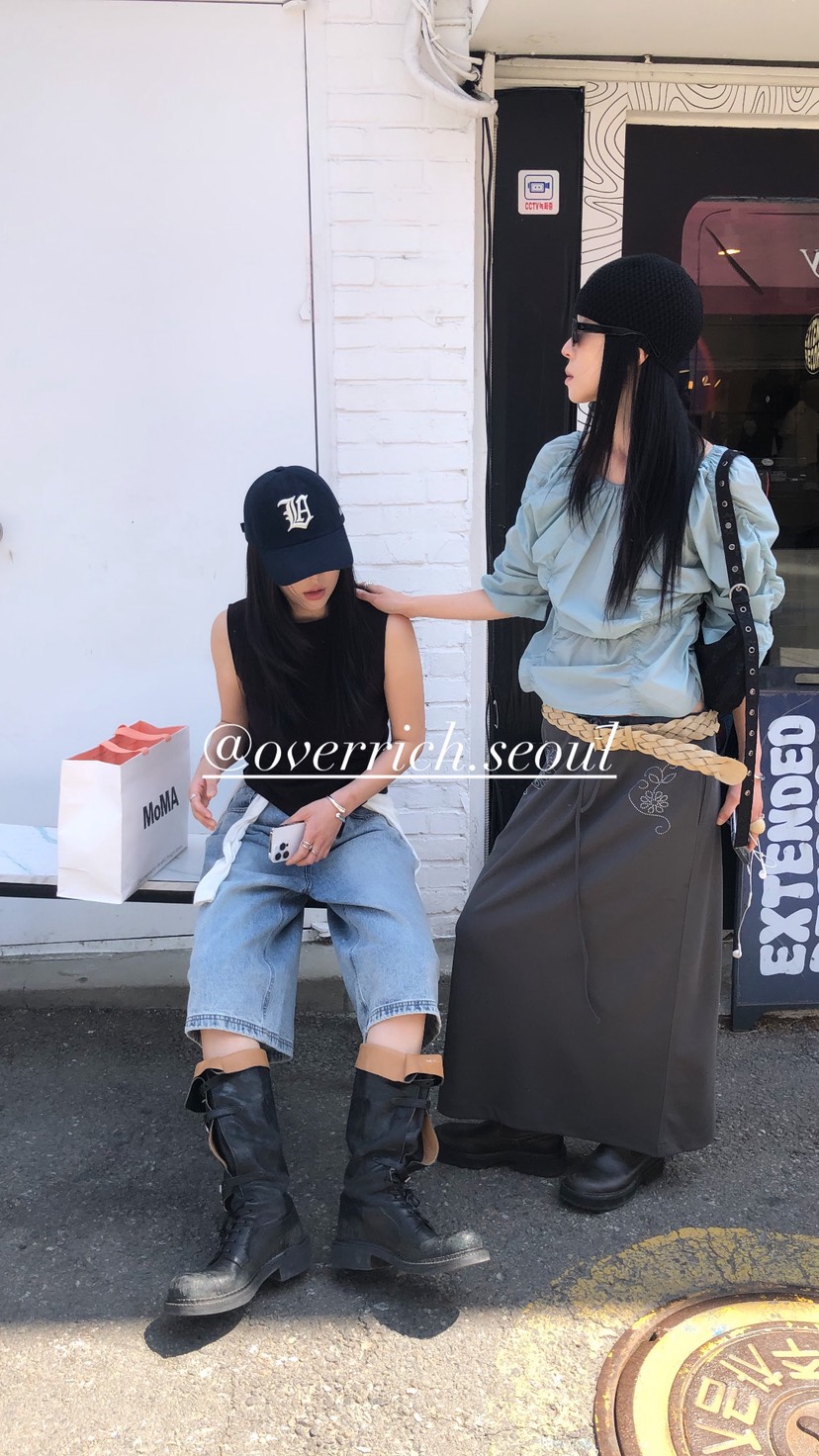 OVER RICH韓國直郵實拍女裝新品推薦熱賣職業26夏季吊帶背心OVER RICH吊帶/背心