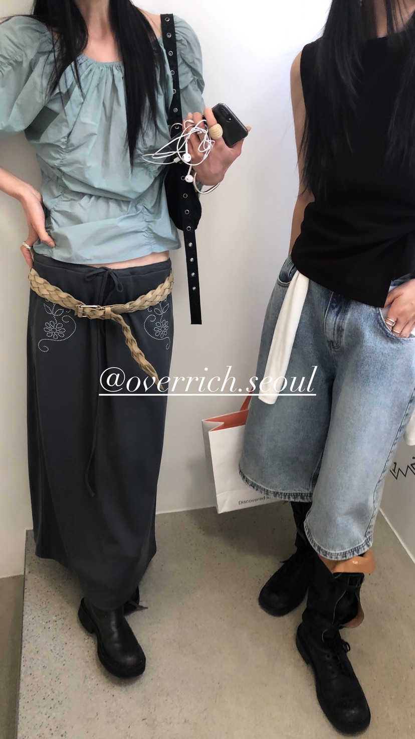 OVER RICH韓國直郵實拍女裝新品推薦熱賣職業26夏季吊帶背心OVER RICH吊帶/背心