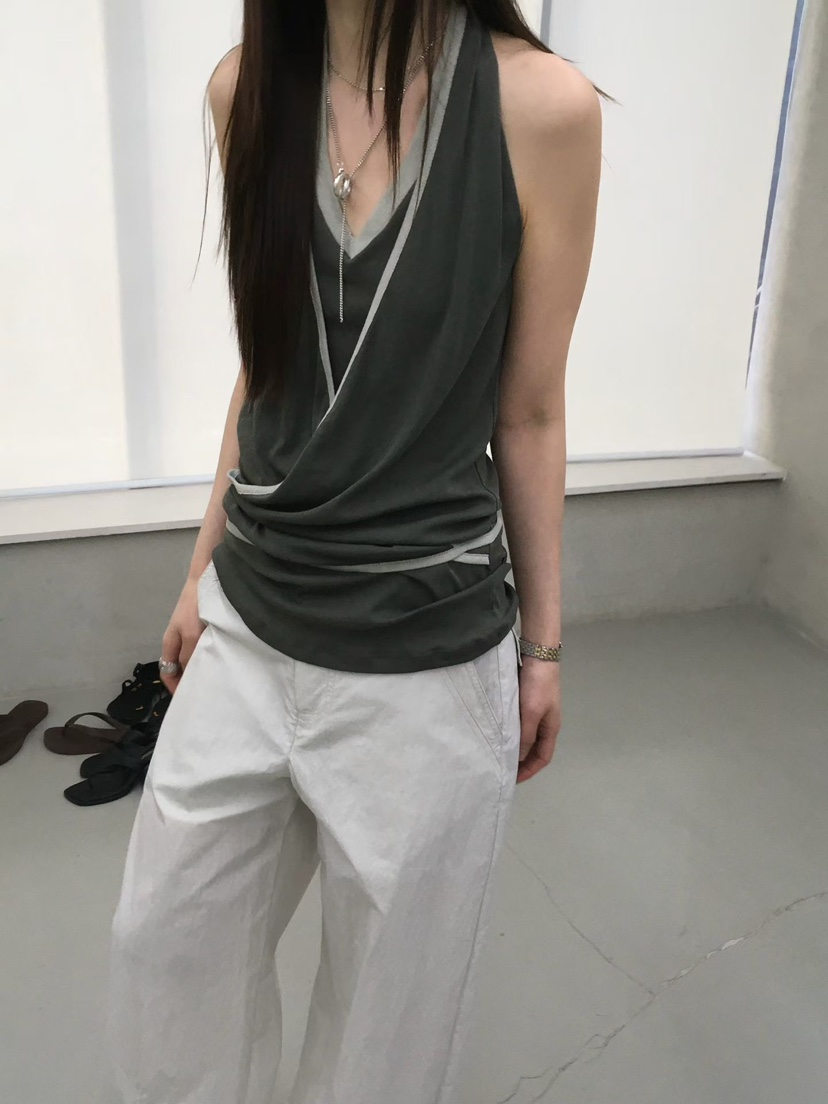 MINIMUZE韓國直郵實拍女士新品休閑推薦26春夏熱賣吊帶背心MINIMUZE吊帶/背心
