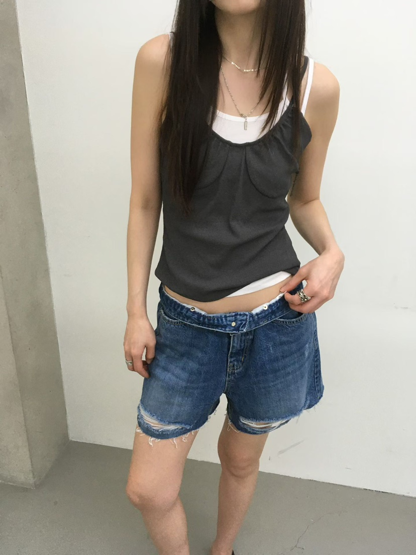 MINIMUZE韓國直郵實拍女士新品人氣職業推薦休閑吊帶背心MINIMUZE吊帶/背心