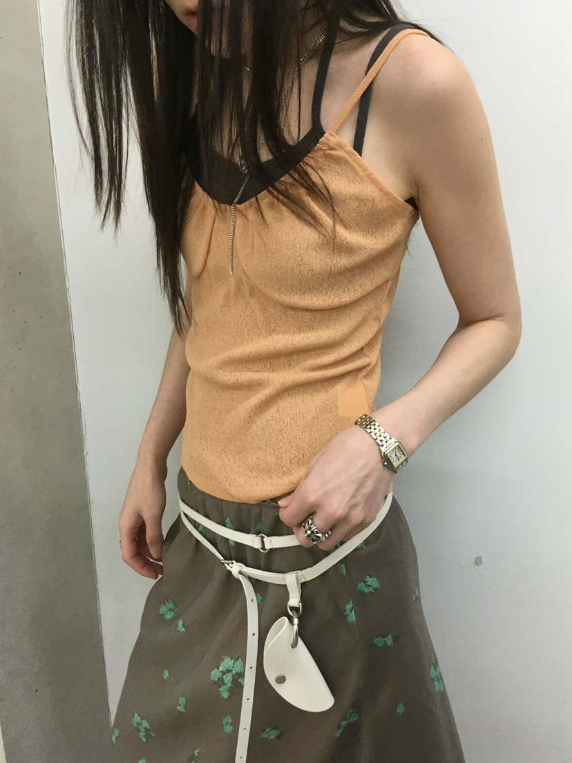 MINIMUZE韓國直郵實拍女士新品人氣職業推薦休閑吊帶背心MINIMUZE吊帶/背心