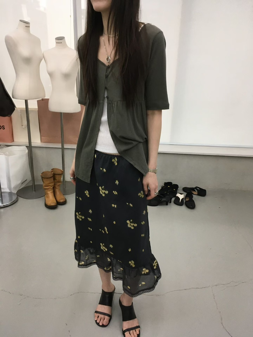 MINIMUZE韓國直郵實拍女裝新品熱賣26夏季26春夏人氣T恤紐扣MINIMUZET恤