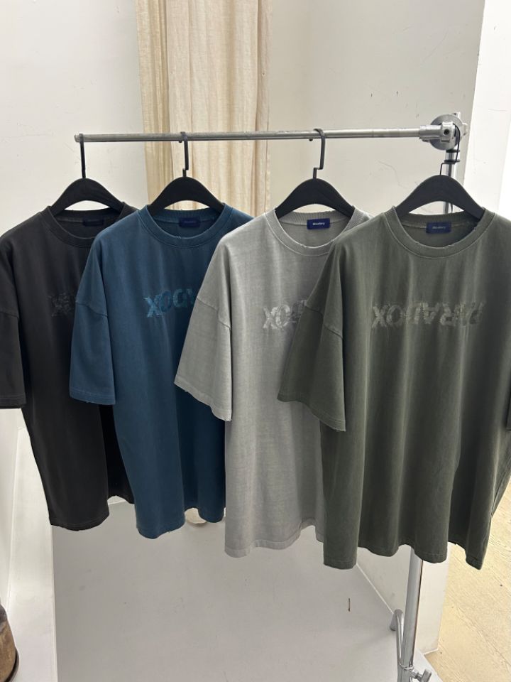 HESTORY韓國直郵女裝新品26夏季休閑時尚T恤男女同款刺繡HESTORYT恤