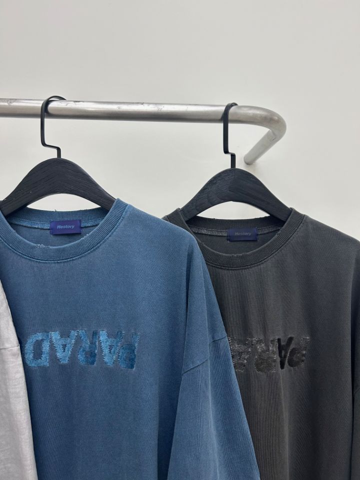 HESTORY韓國直郵女裝新品26夏季休閑時尚T恤男女同款刺繡HESTORYT恤