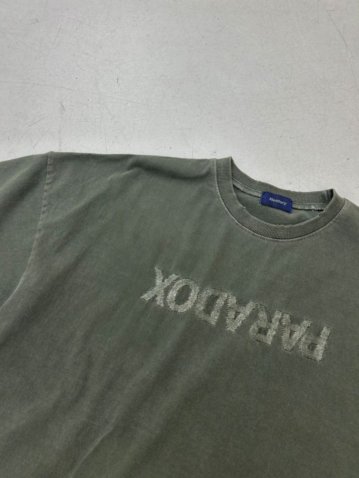 HESTORY韓國直郵女裝新品26夏季休閑時尚T恤男女同款刺繡HESTORYT恤