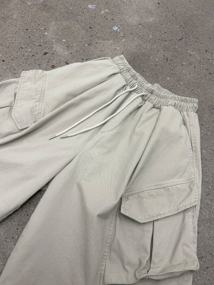 HESTORY韓國東大門代購女裝新品26春夏短褲男女同款工裝水洗HESTORY短褲