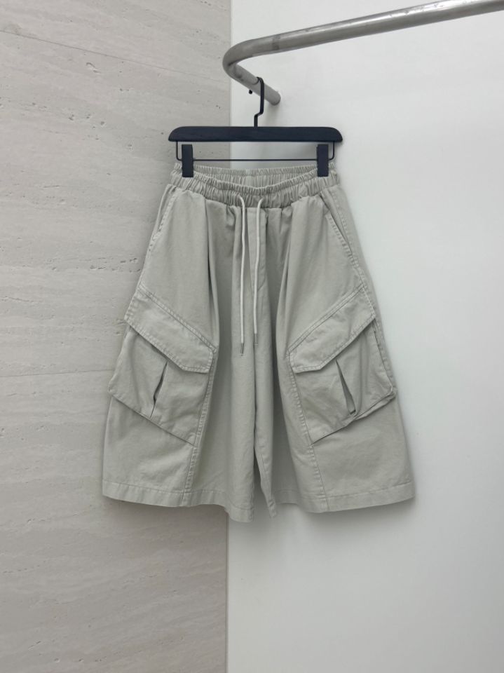 HESTORY韓國東大門代購女裝新品26春夏短褲男女同款工裝水洗HESTORY短褲圖色1