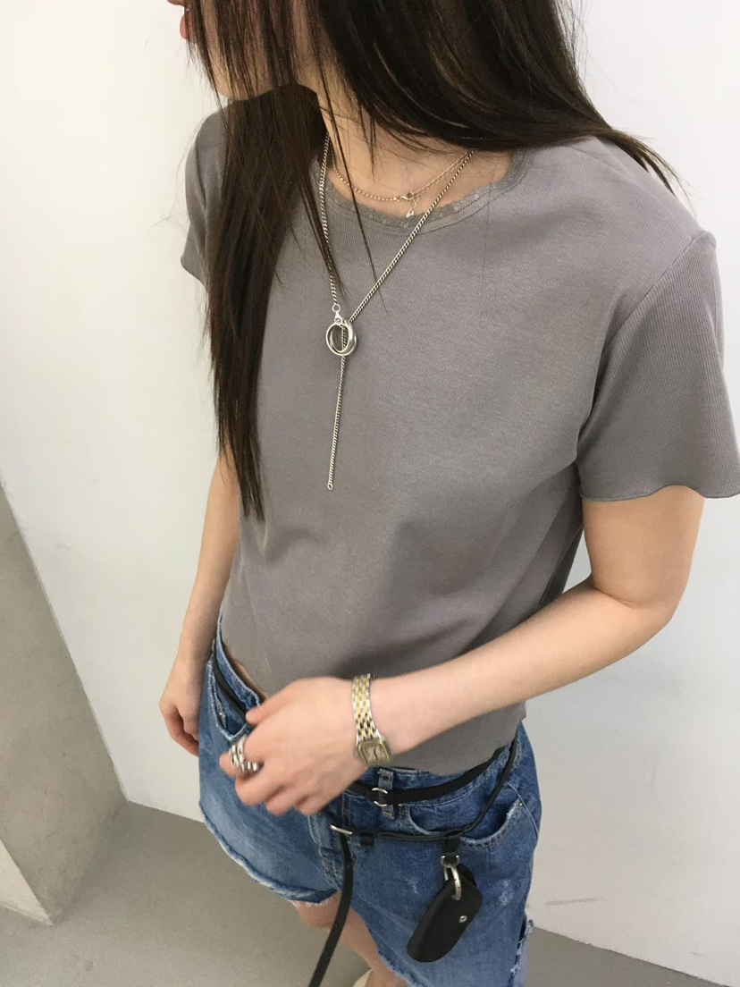 MINIMUZE東大門實拍韓國女士新品26春夏推薦休閑26夏季T恤MINIMUZET恤