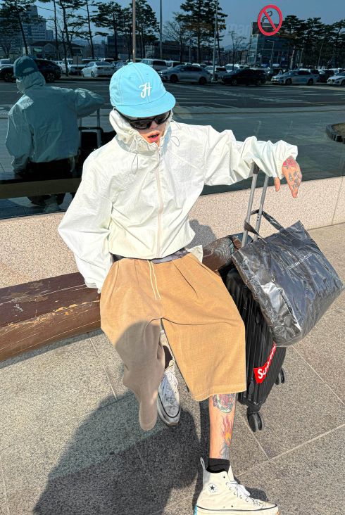 HESTORY韓國直郵實拍女士新品人氣時尚休閑短褲男女同款褶裥HESTORY短褲