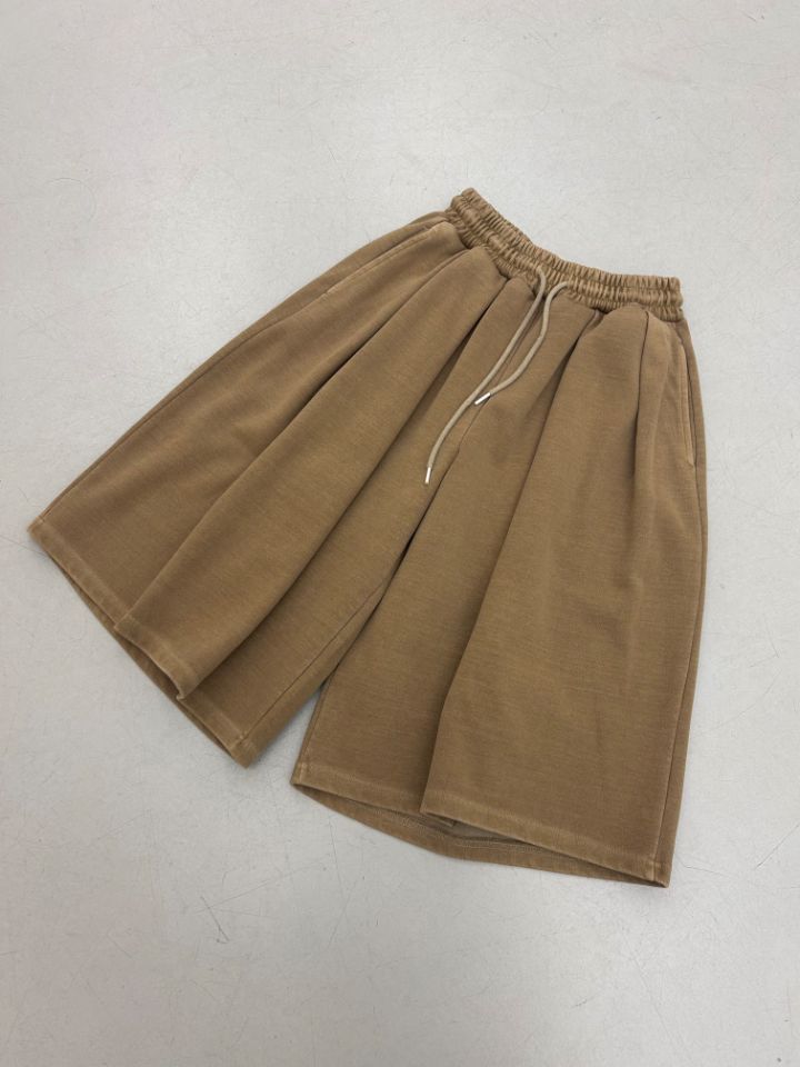 HESTORY韓國直郵實拍女士新品人氣時尚休閑短褲男女同款褶裥HESTORY短褲