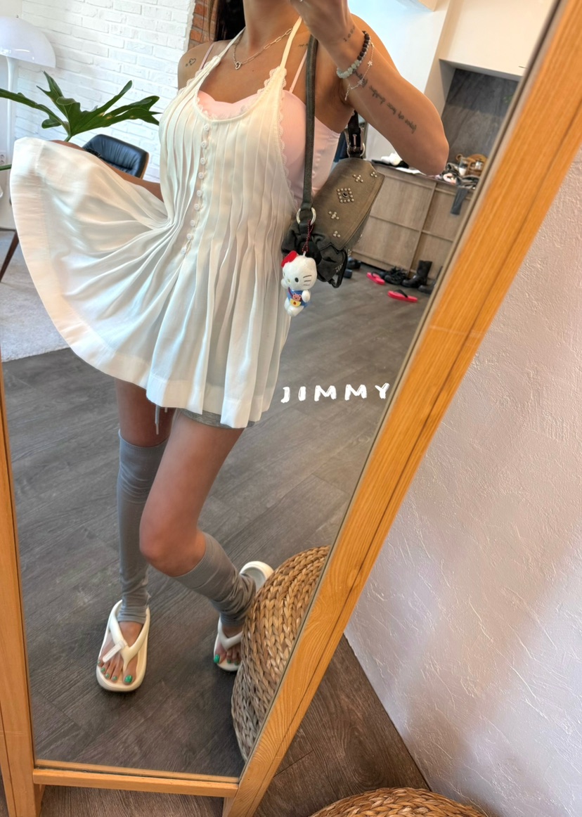 JIMMY韓國代購女士新品熱賣26夏季人氣推薦職業休閑連衣裙JIMMY/REMAKE連衣裙