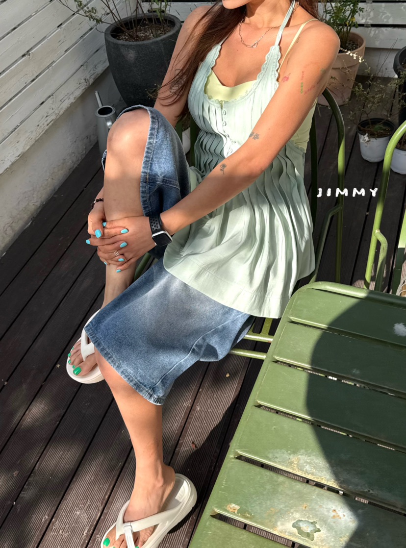 JIMMY韓國直郵女士新款時尚休閑職業熱賣26春夏推薦吊帶背心JIMMY/REMAKE吊帶/背心