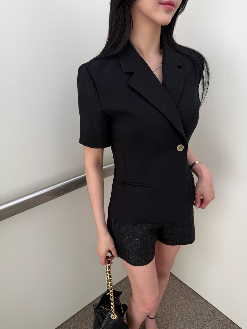 LAVIEU韓國直郵女士新款時尚人氣熱賣推薦26春夏夾克亞麻LAVIEU夾克