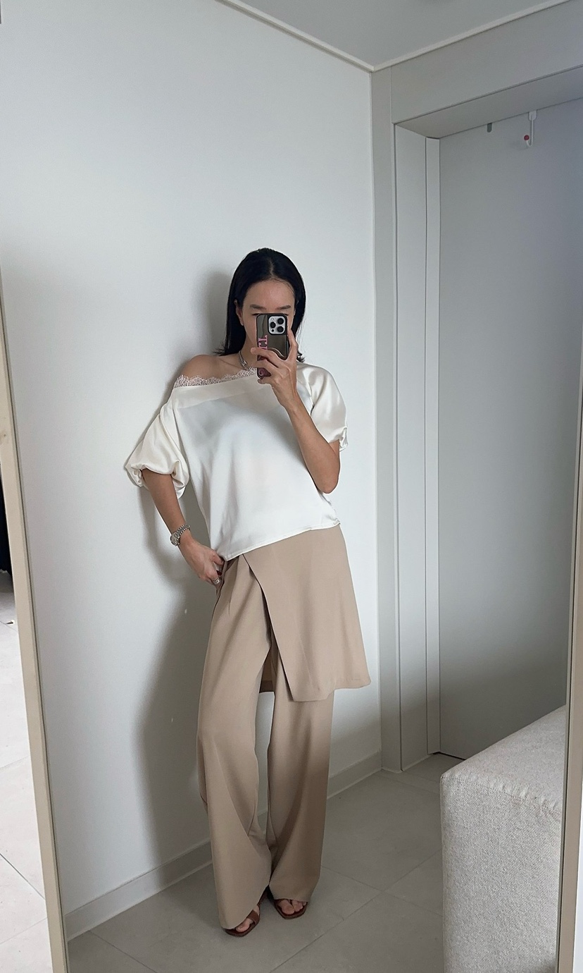 SOUIT韓國直郵女士新品推薦時尚人氣休閑26夏季職業26春夏裙褲SOUIT by mabel-L裙褲