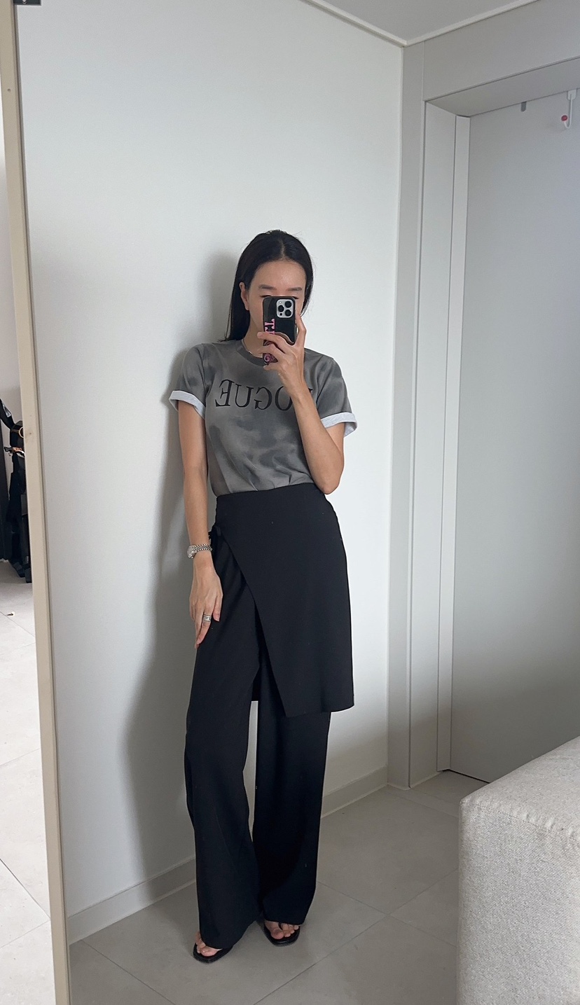 SOUIT韓國直郵女士新品推薦時尚人氣休閑26夏季職業26春夏裙褲SOUIT by mabel-L裙褲