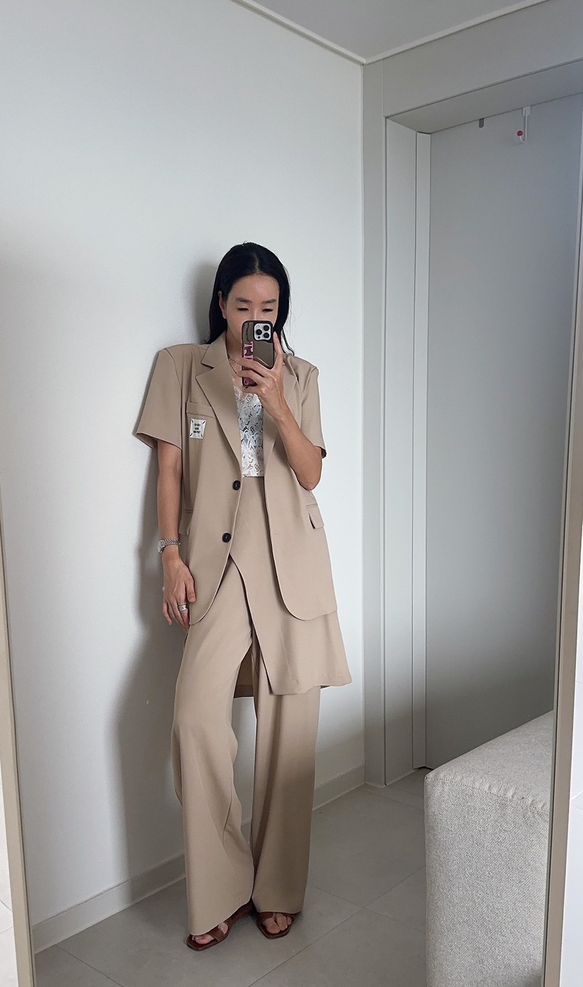 SOUIT韓國直郵女士新品推薦時尚人氣休閑26夏季職業26春夏裙褲SOUIT by mabel-L裙褲
