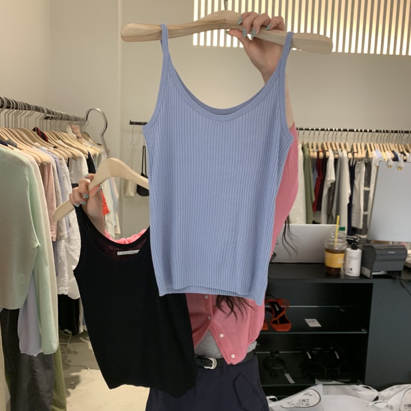 PLATE韓國代購女裝新品職業推薦26春夏26夏季休閑吊帶背心PLATE吊帶/背心圖色5