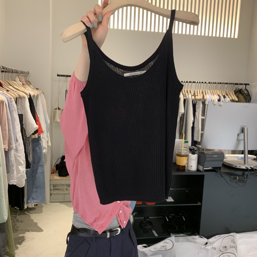 PLATE韓國代購女裝新品職業推薦26春夏26夏季休閑吊帶背心PLATE吊帶/背心圖色7