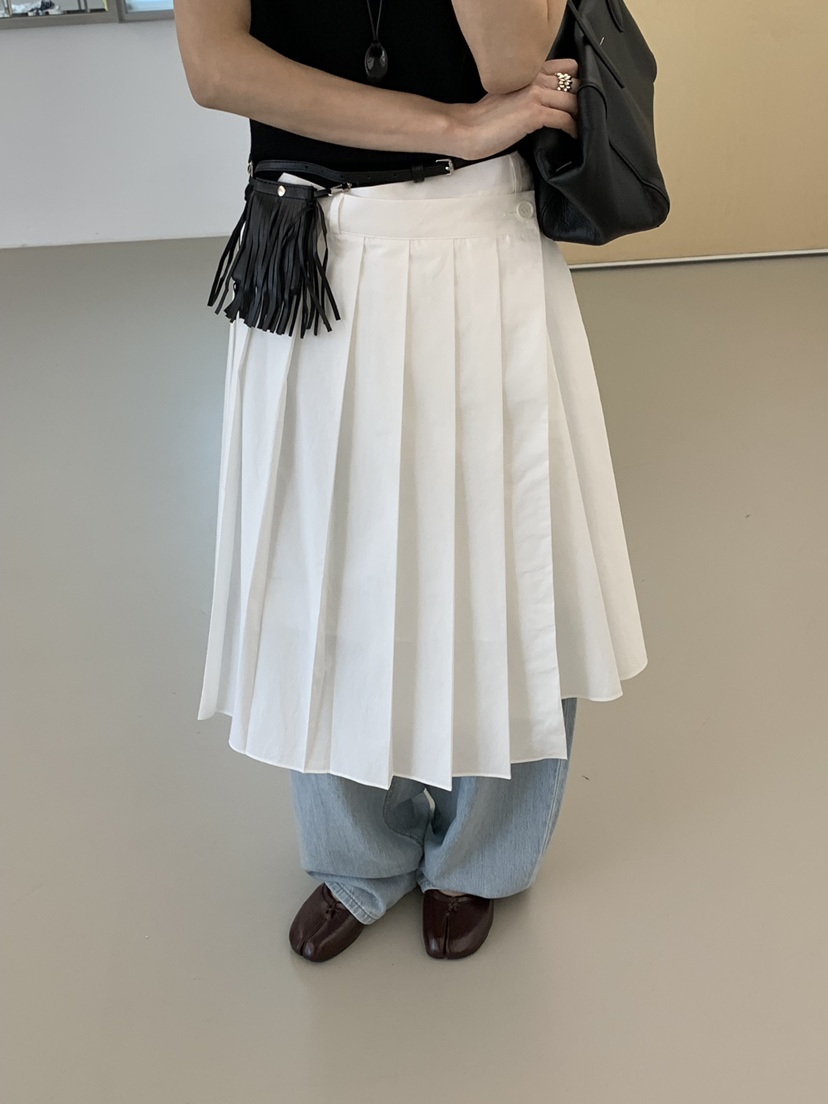 RIVER RAIN韓國東大門代購女士新款26春夏熱賣人氣長裙褶裙RIVER RAIN長裙