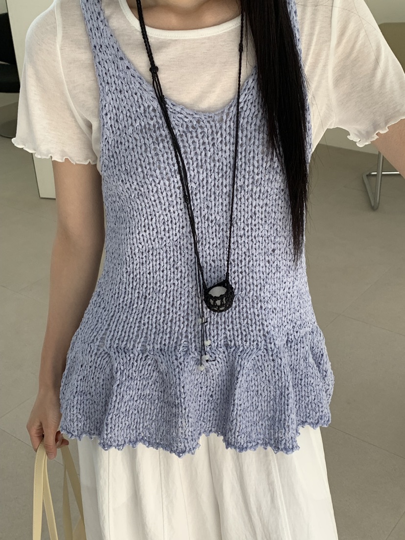 RIVER RAIN韓國東大門直郵女裝新品休閑熱賣26春夏吊帶背心RIVER RAIN吊帶/背心