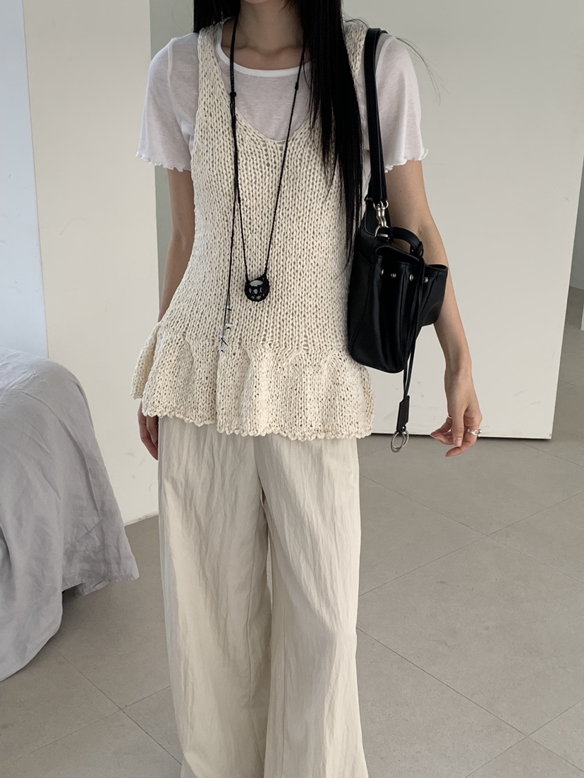 RIVER RAIN韓國東大門直郵女裝新品休閑熱賣26春夏吊帶背心RIVER RAIN吊帶/背心